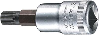 Stahlwille Dopsleutelbit | 1/2 inch binnen-veeltand | M16 | lengte 60 mm | 1 stuk - 03060016 03060016 - thumbnail