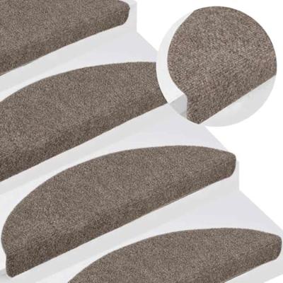 Trapmatten zelfklevend 10 st 56x17x3 cm naaldvilt crmekleurig