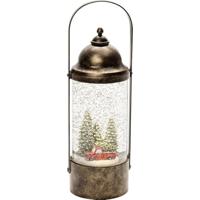 Sneeuwlantaarn - Sfeervol warm witte lichtkleur - Timerfunctie - thumbnail