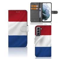 Samsung Galaxy S21 FE | Bookstyle Case | Nederlandse Vlag - thumbnail