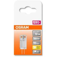 OSRAM HOMELIGHTING 4058075431935 LED-lamp Energielabel F (A - G) G4 Ballon 0.9 W = 10 W Warmwit (Ø x h) 12 mm x 33 mm 1 stuk(s) - thumbnail
