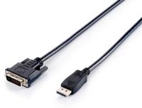 Equip 119336 video kabel adapter 2 m DisplayPort DVI-D Zwart - thumbnail