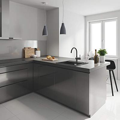 Grohe Minta keukenmengkraan met draaibare C-uitloop zwart - thumbnail