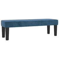 Boxspring met matras fluweel donkerblauw 140x190 cm - thumbnail