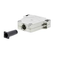 HARTING 09 67 025 0344 09670250344 D-sub behuizing Aantal polen: 25 Metaal 180 ° Zilver 1 stuk(s) - thumbnail