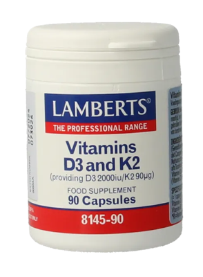 Lamberts Vitamine D3 En K2 Capsules Lamberts Vitamine D3 En K2 Capsules