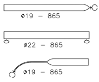 Campking Voortentspanstok 19/22mm 165/255cm - thumbnail