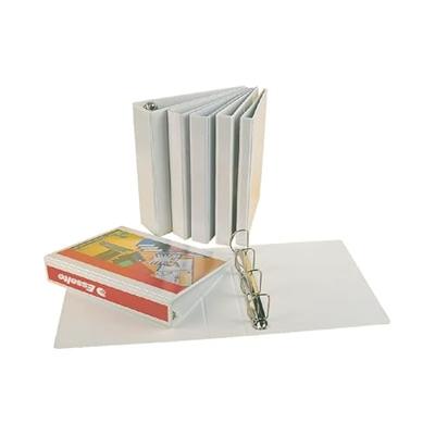 Esselte personaliseerbare ringmap, rug van 5,1 cm, 4 D-ringen van 30 mm, wit Esselte personaliseerbare ringmap, rug van 5,1 cm, 4 D-ringen van 30 mm, wit