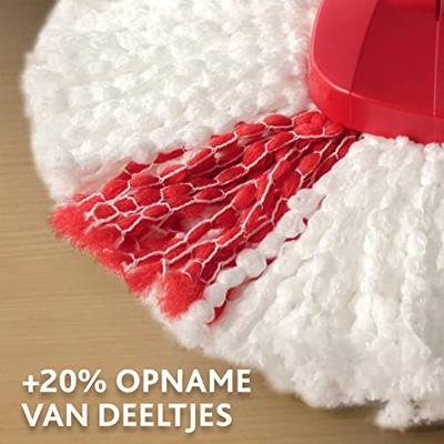 Vileda Easy Wring and Clean Turbo Mopset Rood/Zwart Vileda Easy Wring and Clean Turbo Mopset Rood/Zwart
