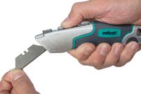 Wolfcraft Professioneel mes | Met twee lemmeten | 1 stuk - 4200000 - thumbnail