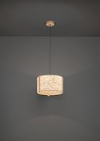 Stars of Light Houten plafondlampHontongas met beige kap - 390323 - thumbnail