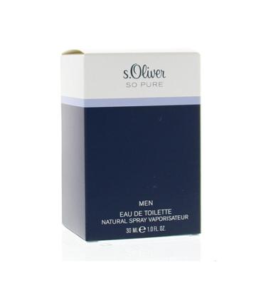 S Oliver So pure men eau de toilette 30 Milliliter