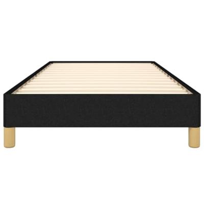 Bedframe zonder matras 100x200 cm stof zwart