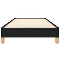Bedframe zonder matras 100x200 cm stof zwart - thumbnail