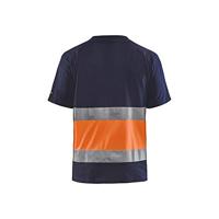 Blåkläder T-Shirt High-Vis 33871030 | Marineblauw/Oranje | Maat XXL - 7330509616307 - thumbnail
