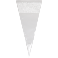 Puntzak | 370x180mm | pP | wit | 1000 stuks - thumbnail