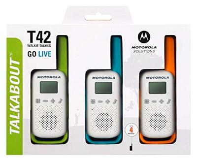 Motorola Solutions MOTOROLA TALKABOUT T42 Triple PMR-portofoon Set van 3 stuks