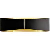 SLV WandlampCariso WL-4 zwart met goud - 151740 - thumbnail