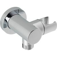 Ben muuraansluiting met handdouchehouder chroom - thumbnail