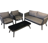 Loungeset ravenna 4-delig tuinmeubel Oosterik Home - Oosterik home - thumbnail