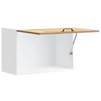 Keukenwandkast Kalmar bewerkt hout artisanaal eikenkleur - thumbnail