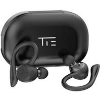 TIE TBE1018 Bluetooth in-ear oortelefoon, waterdichte sporthoofdtelefoon met powerbank, maat S, M, L, zwart - thumbnail