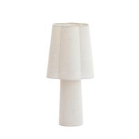 Light & Living SchemerlampMusaby organische vorm - wit linnen - 1892826 - thumbnail
