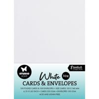 Studio Light • consumables cards & envelopes white a6 - thumbnail