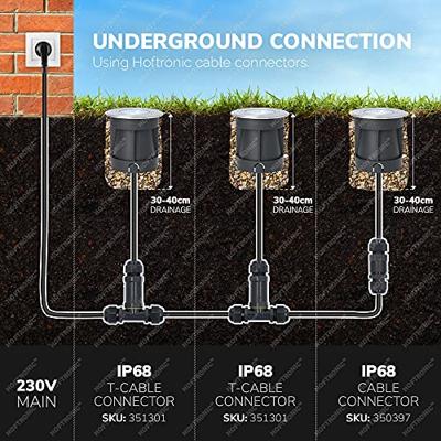 Set van 9 Maisy LED Grondspot - Dimbaar - Rond - Ø12cm - GU10 - 4 Watt 345 Lumen - 6500K daglicht wit - RVS - IP67 waterdicht - Tuinspot - Oprit Set van 9 Maisy LED Grondspot - Dimbaar - Rond - Ø12cm - GU10 - 4 Watt 345 Lumen - 6500K daglicht wit - RVS - IP67 waterdicht - Tuinspot - Oprit