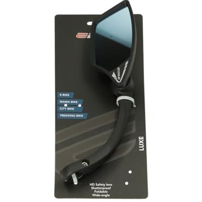 Spiegel Edge E-bike Luxe met klem - licht dimmend glas - linkse montage Spiegel Edge E-bike Luxe met klem - licht dimmend glas - linkse montage