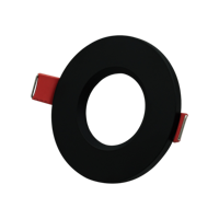 Tronix Inbouwspot vast rond 84mm zwart IP65 - 5011014 - thumbnail