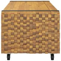 Salontafel 110x45x35 cm massief teakhout - thumbnail