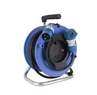 Schwabe CEE Camping Verlenghaspel 230V Neopreen H07RN-F 3x2,5 16A IP44 25m - thumbnail