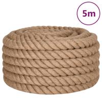Touw 5 m lang 40 mm dik jute - thumbnail