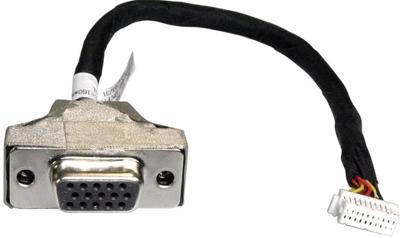 Shuttle PVG01 15-pin Mini D-Sub 2 x 10-pin Zwart, Roestvrijstaal, Wit