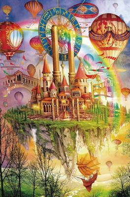 JigSaw Regenboog Kasteel - Rainbow Castle Legpuzzel 1000 Stukjes Puzzel 50 x 70 cm Puzzle Vanaf 14+