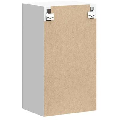 Keukenwandkast Lucca bewerkt hout wit