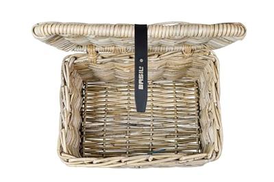 Basil Fietsmand dax small grijs met deksel Basil Fietsmand dax small grijs met deksel