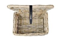 Fietsmand Basil Dax S met deksel 27 x 37 x 24 cm - grijs - thumbnail