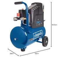 Scheppach HC30OX Compressor | 24L - 5906146904 - thumbnail