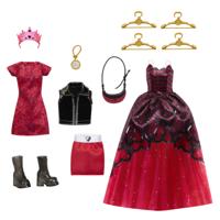 Mattel Disney Descendants 4: De opkomst van rood, kastspeelset met exclusieve kleding en accessoires, Red's Rise & Rebel speelgoedkast - thumbnail