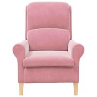 Fauteuil Roze 76 x 94 x 102 cm Fluweel - thumbnail