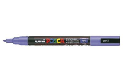 Uni-Posca Posca marker, afm pc-3m, lijndikte 0,9-1,3 mm, fijn, lilac, 1 stuk