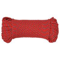VidaXL Boottouw 4 mm 250 m polypropyleen rood - thumbnail