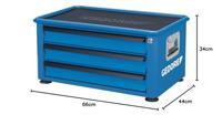 Gedore 6618130 1430 - Gedore - gereedschapskist met 3 lades (b x h x d) 625 x 305 x 400 mm - thumbnail