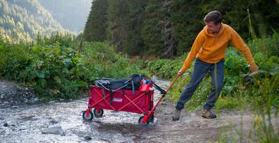 Coleman Wagon opvouwbare bolderkar - Rood