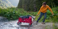 Coleman Wagon opvouwbare bolderkar - Rood - thumbnail