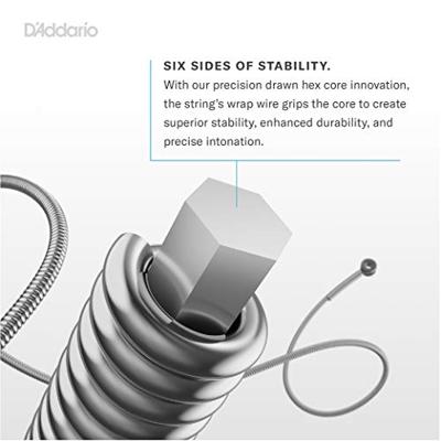 D&apos;Addario EXL125-10P 9-46 Super Light Top Regular Bottom Nickel Wound snaren voor elektrische gitaar (10 sets) - thumbnail