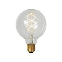 Lucide G95 - Filament lamp - Ø 9,5 cm - LED Dimb. - E27 - 1x4,9W 2700K - Transparant - thumbnail