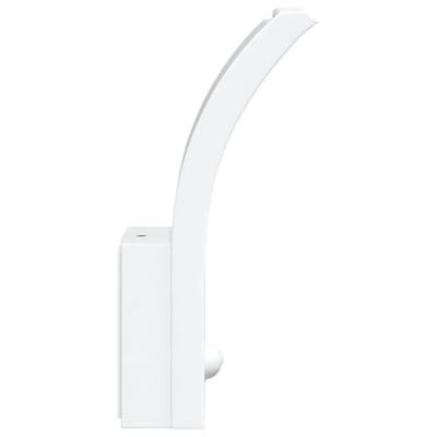 Buitenwandlamp LED met sensors gegoten aluminium wit Buitenwandlamp LED met sensors gegoten aluminium wit